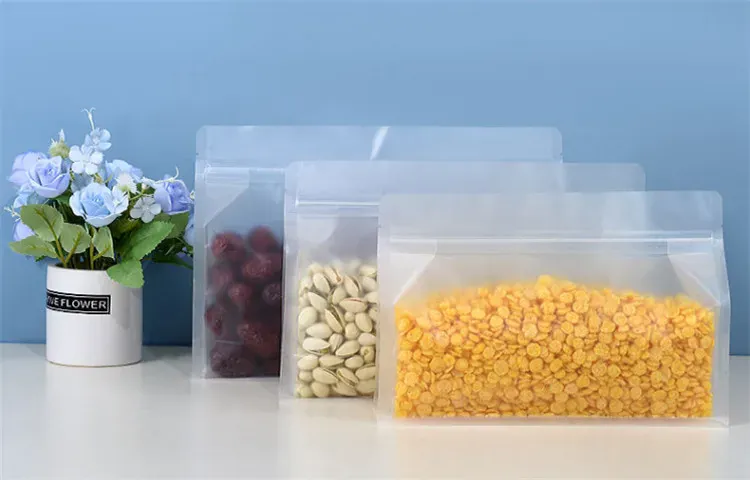 Sachets Zip Alimentaires Opacité Matte - Lot de 50