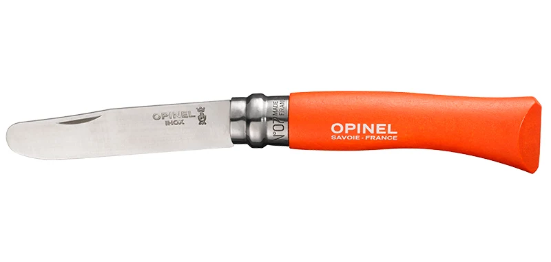 Couteau Opinel Mon Premier Opinel N°07 Inox Mandarine