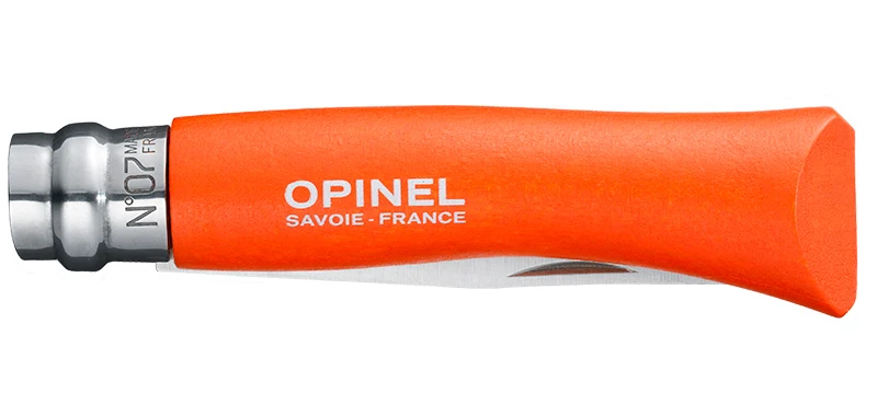Couteau Opinel Mon Premier Opinel N°07 Inox Mandarine