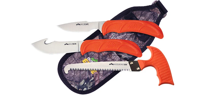 Couteau Wildguide set de 3 pièces à dépecer Outdoor Edge