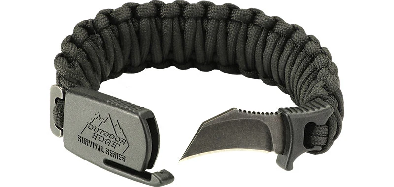 Bracelet de Survie Para-Claw Noir Medium Outdoor Edge