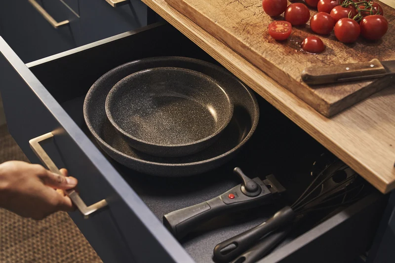 Set de cuisson 3 pièces Ballarini Torre 1 poêle 24cm + 1 poêle 28cm + 1 poignée amovible