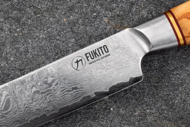 Couteau à steak Fukito Olive Damas 14Cr 12cm