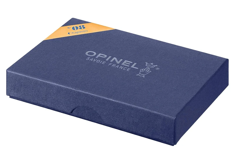 Couteau Opinel N°08 Chaperon lame poliglace et manche 4 bois