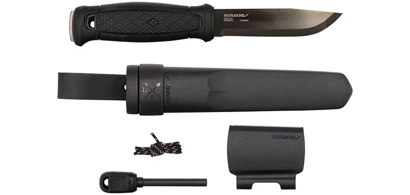 Couteau Garberg BlackBlade avec Kit de survie Morakniv