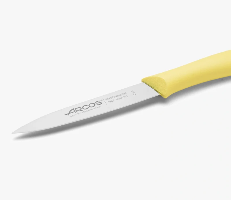 Cuchillo Mondador Color Limón Serie Nova 100 mm