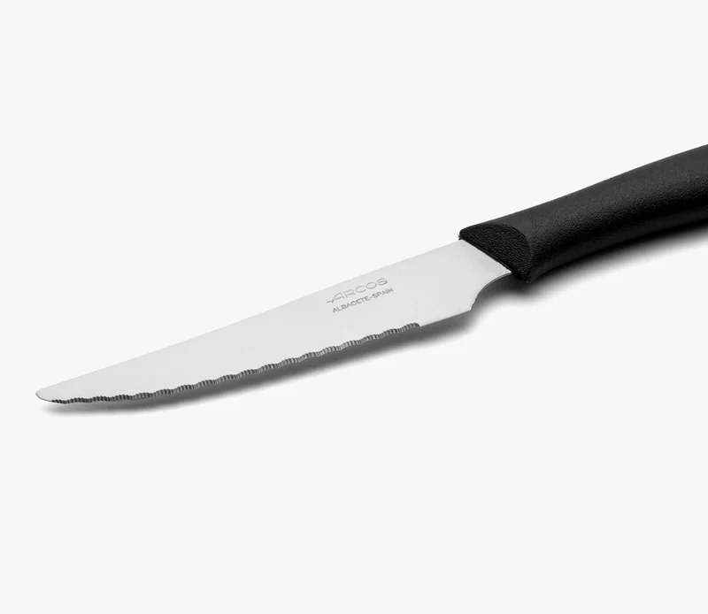 Cuchillo Chuletero Color Negro Serie Nova 110 mm