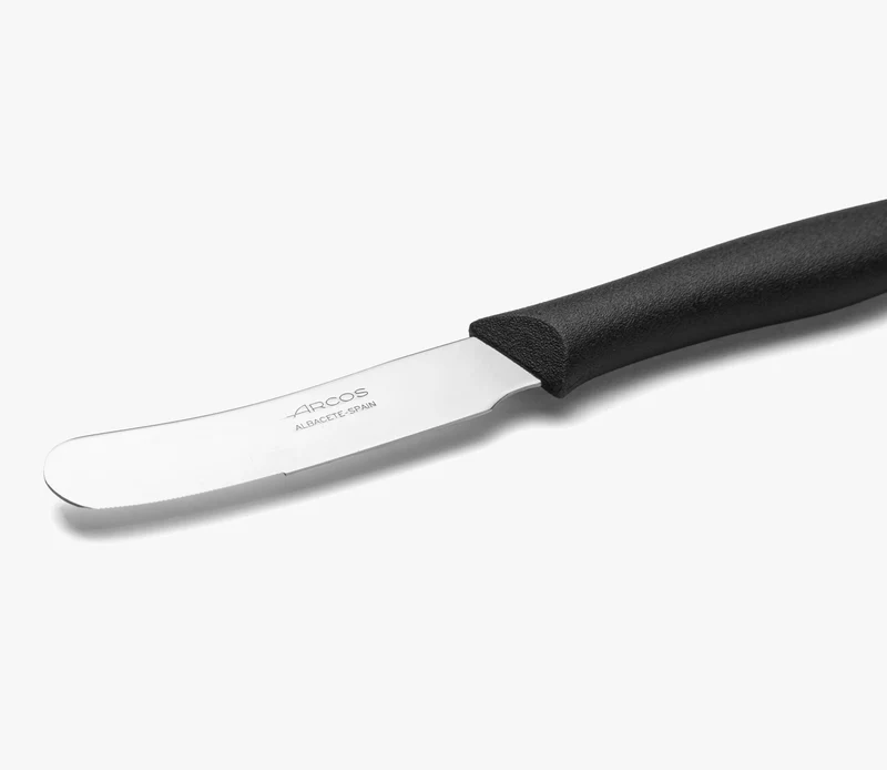 Cuchillo Mantequilla Color Negro Serie Nova 90 mm