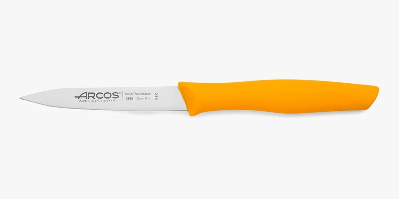 Cuchillo Mondador Color Mostaza Serie Nova 100 mm