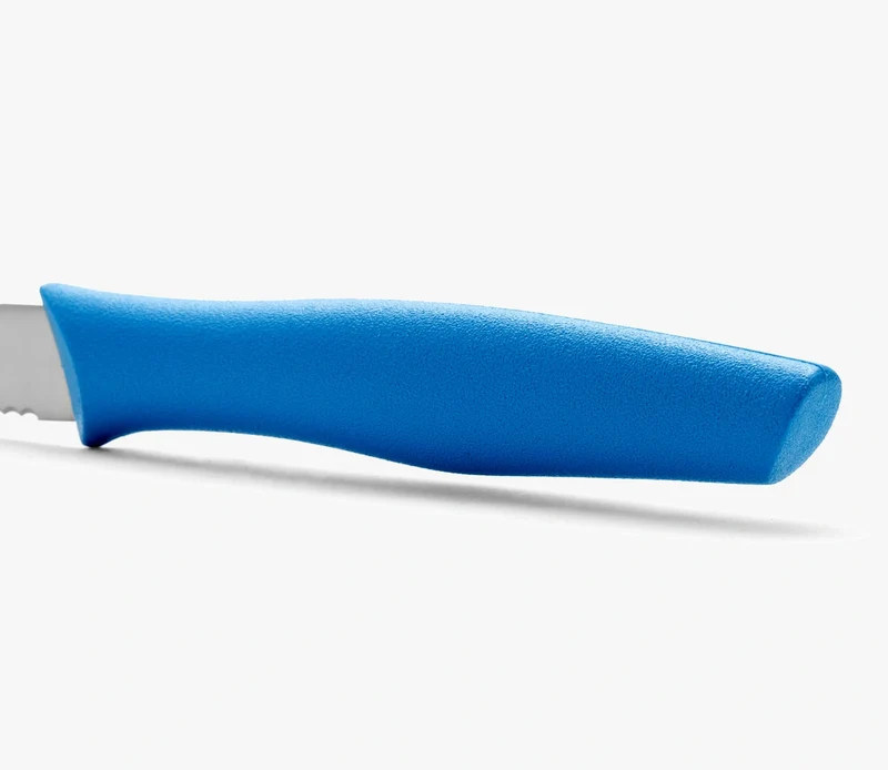 Cuchillo Mondador Color Azul Perlado Serie Nova 100 mm