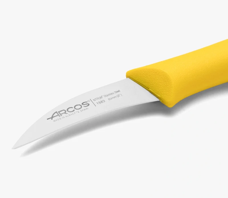 Cuchillo mondador Color Amarillo Serie Nova 60 mm