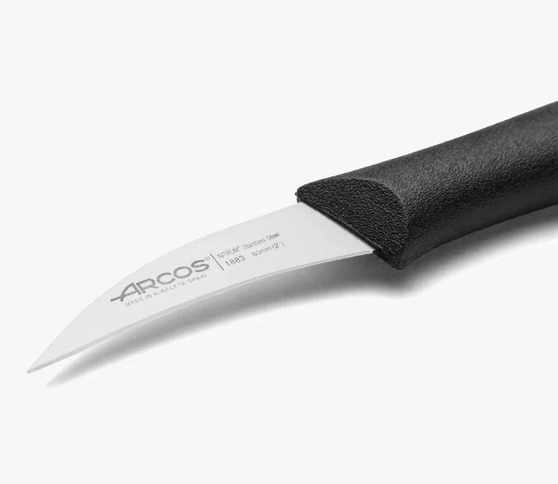 Cuchillo mondador Color Negro Serie Nova 60 mm