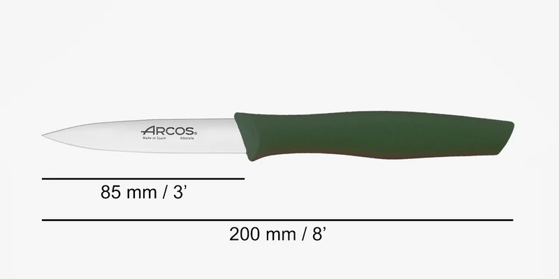 Cuchillo Mondador Serie Nova Verde 85 mm