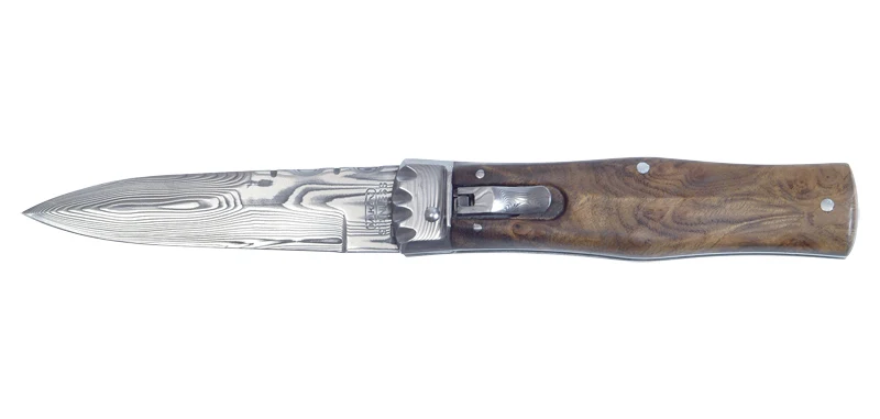 Couteau Automatique Damas Jaguar Mikov