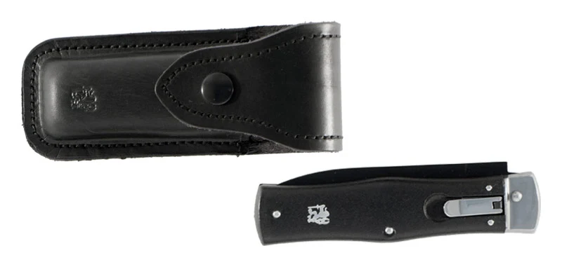 Couteau Automatique Tout Noir Predator Mikov