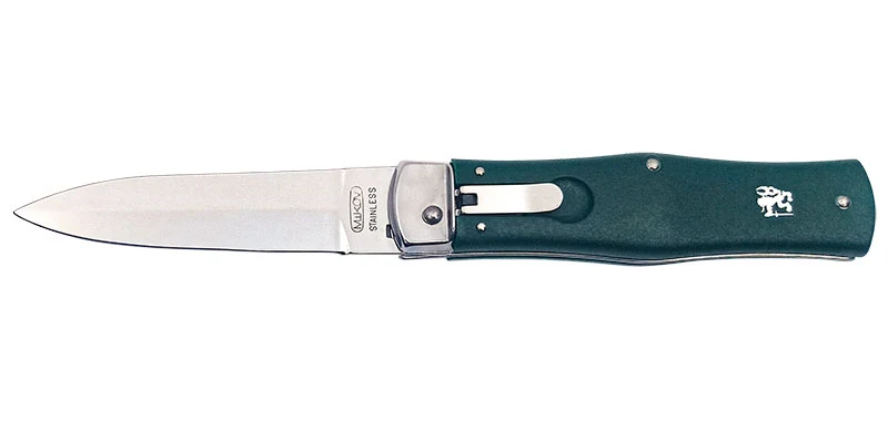 Couteau Automatique Predator Vert Mikov