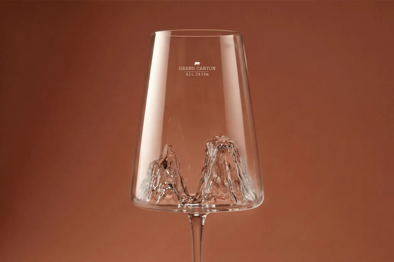 Coffret verre à vin Alaskan Maker Topographic Grand Canyon