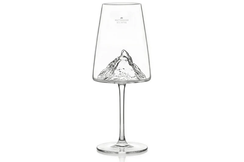 Coffret verre à vin Alaskan Maker Topographic Mont Cervin