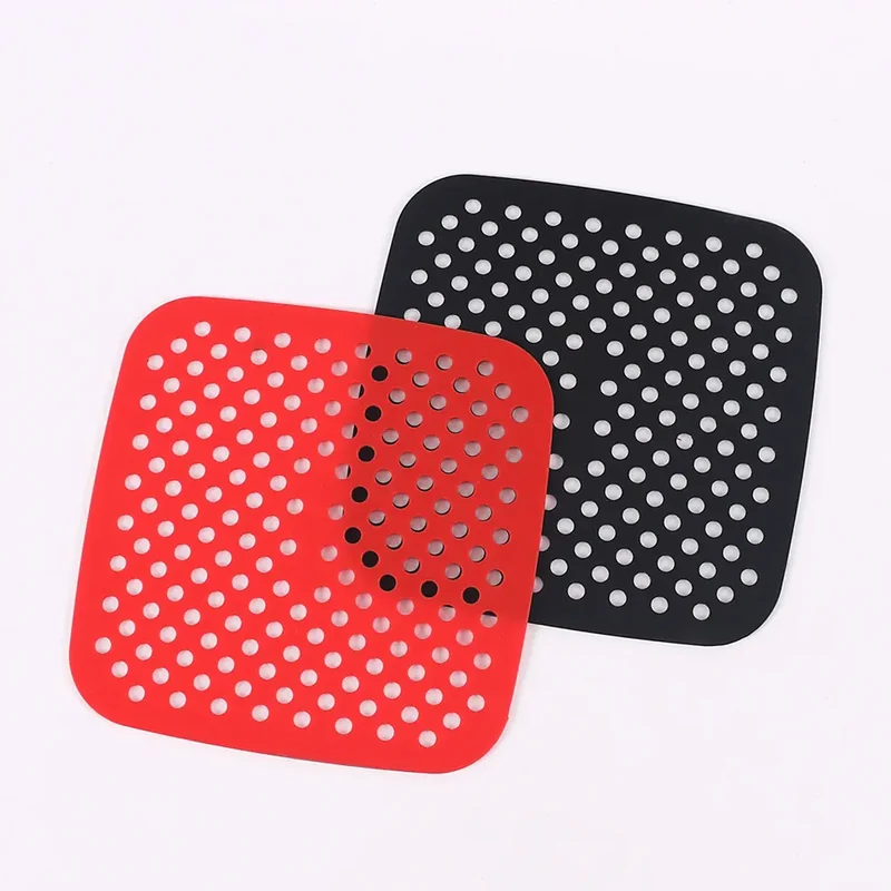 Moule Silicone Air Fryer Réutilisable - Lot de 2 Pièces Rondes