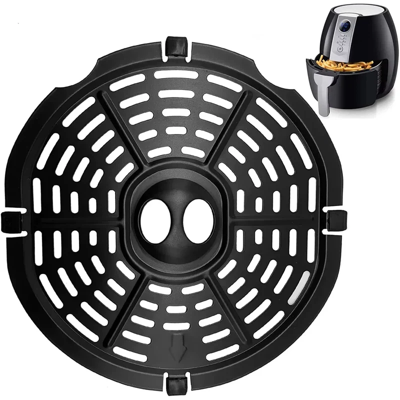 Grille Antiadhésive Air Fryer Rond 24 cm - Accessoire de Cuisson