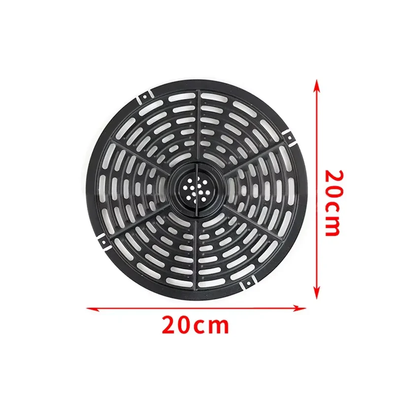 Grille Antiadhésive Air Fryer Rond 24 cm - Accessoire de Cuisson