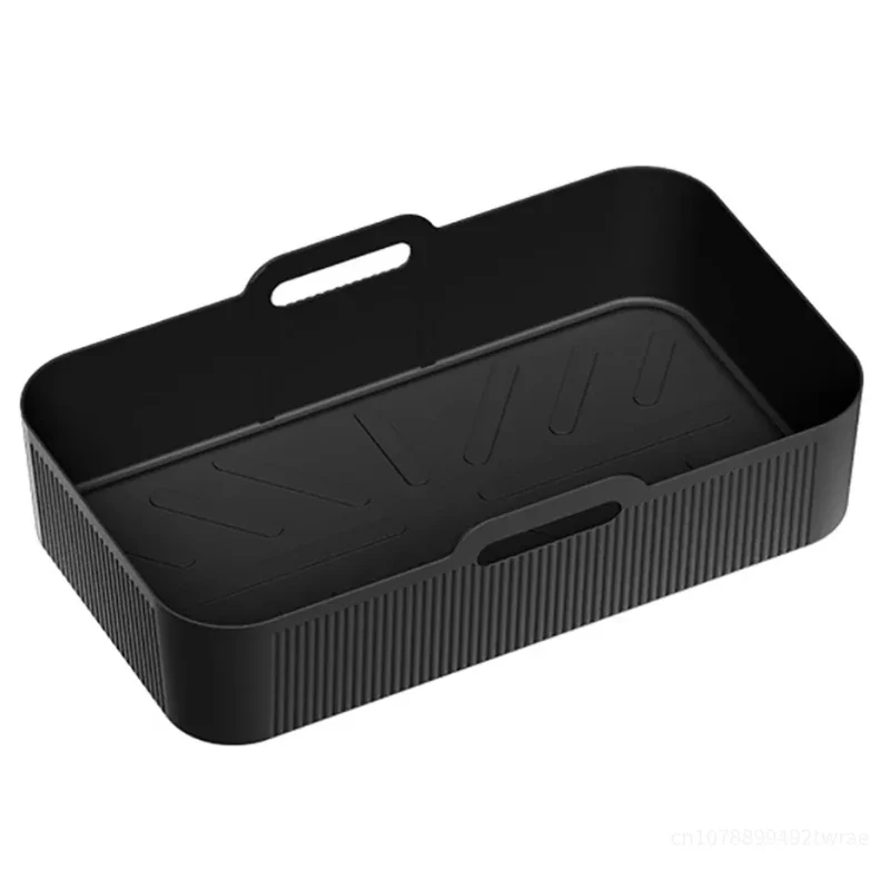 Moule Silicone Réutilisable Air Fryer Lot de 3 Rectangulaires 52L