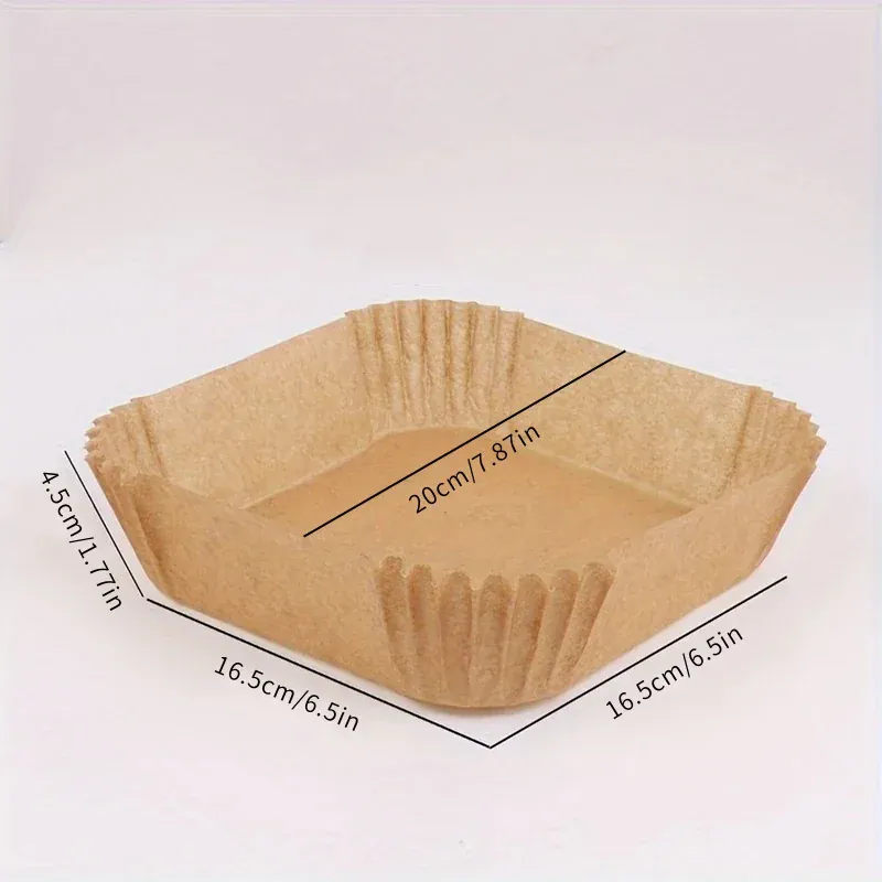 Papier Cuisson Air Fryer Jetable Rond - Lot de 30 Pièces