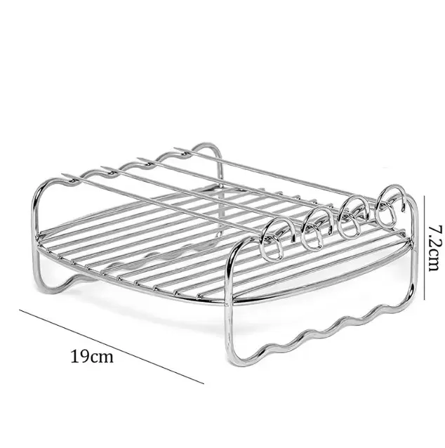 Moule Silicone Réutilisable Air Fryer Carré 103cm - Lot de 2