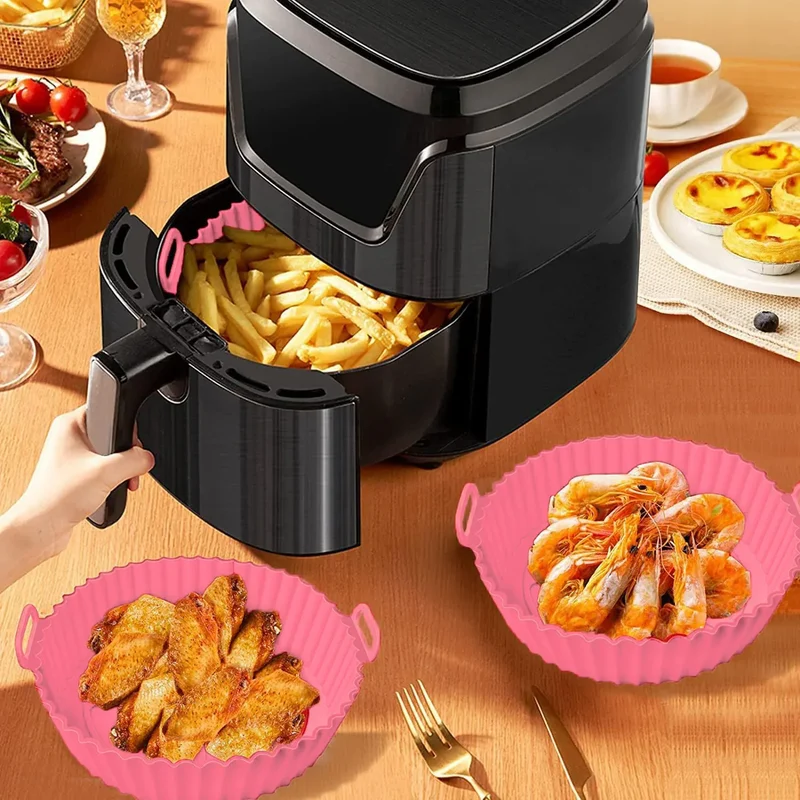 Kit Accessoires Silicones Air Fryer - Lot de 6 Pièces Réutilisables