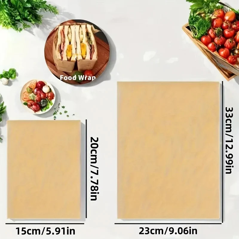 Papier Cuisson Jetable Antiadhésif - Lot de 100 Pièces