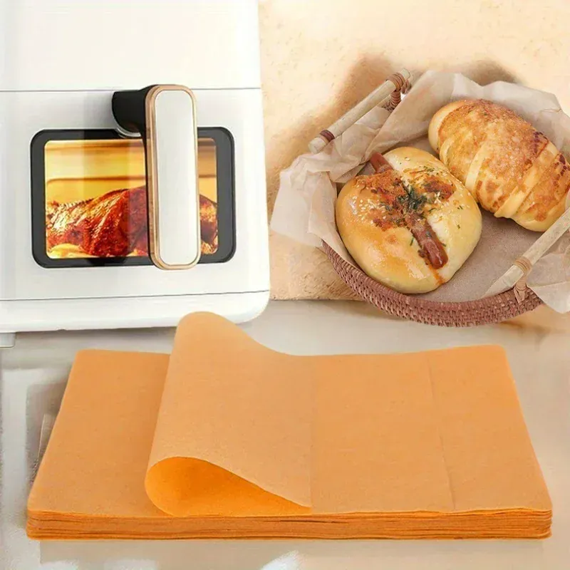 Papier Cuisson Jetable Antiadhésif - Lot de 100 Pièces