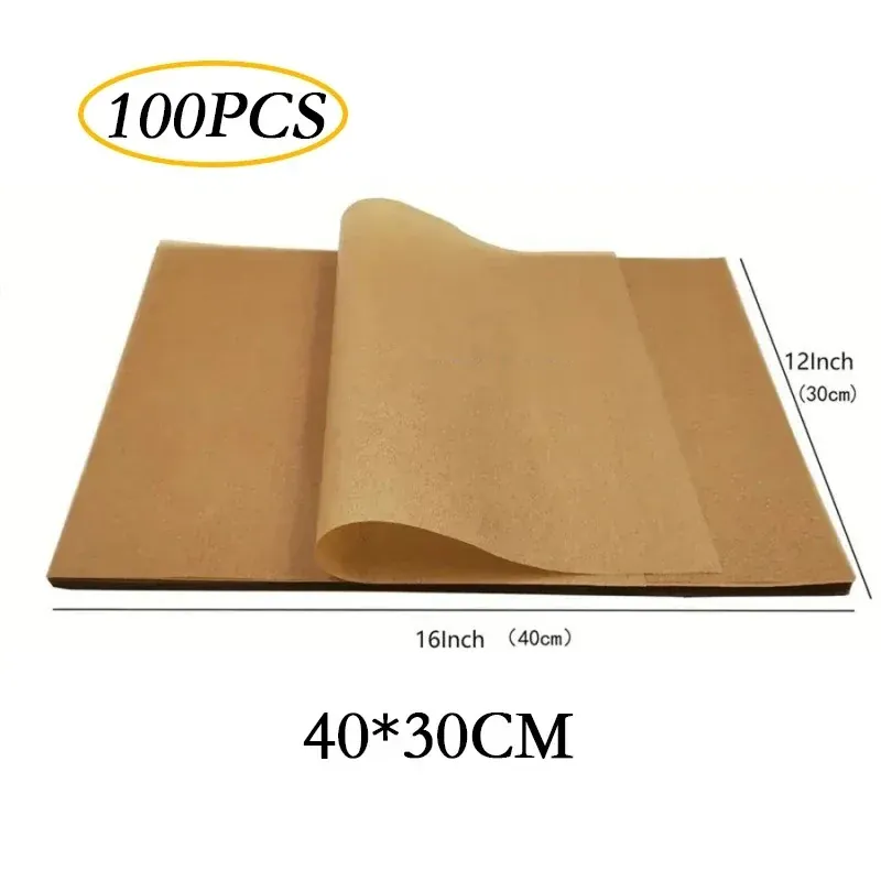 Papier Cuisson Jetable Antiadhésif - Lot de 100 Pièces
