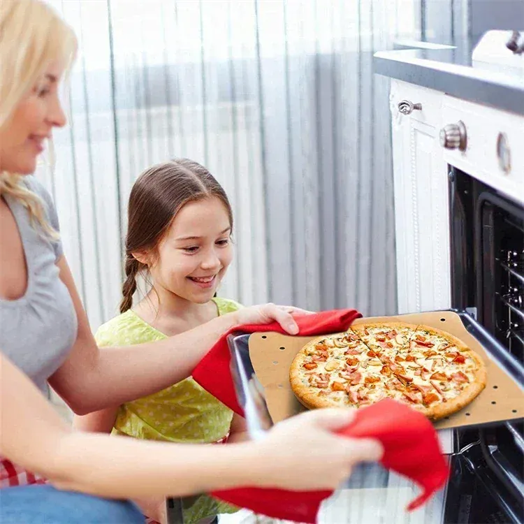 Papier Cuisson Air Fryer Jetable Carré Perforé - Lot de 100 Pièces
