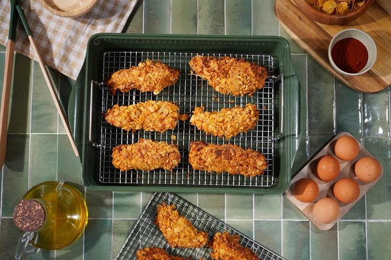 L'Incroyable Double grille de cuisson Cookut pour l'Incroyable plat à four ajustable