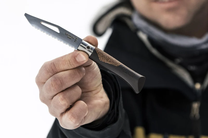 Couteau Opinel Néo7 Alpine brun noir