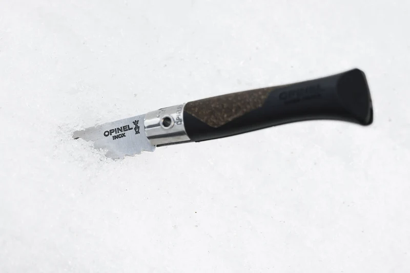 Couteau Opinel Néo7 Alpine brun noir