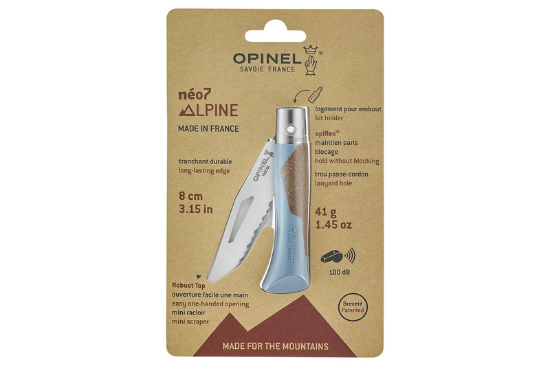 Couteau Opinel Néo7 Alpine bleu glacier