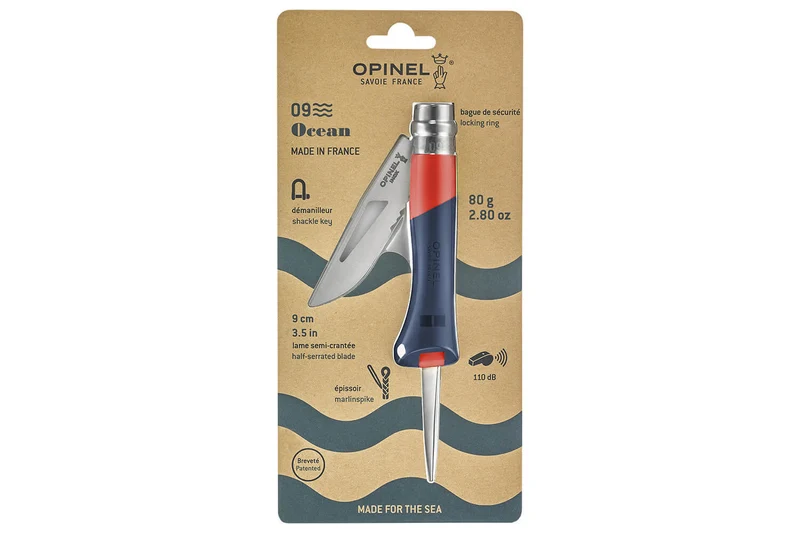 Couteau Opinel N°09 Océan rouge