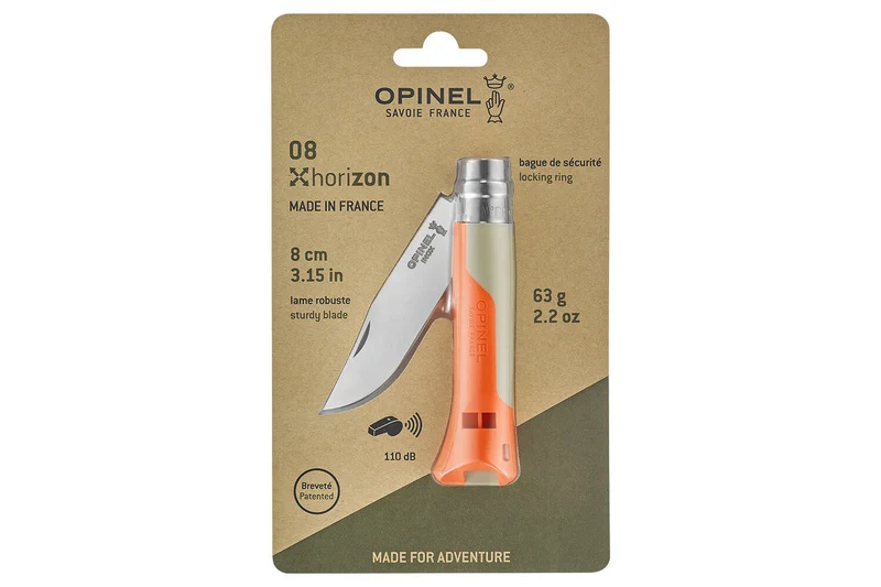 Couteau Opinel N°08 Horizon orange