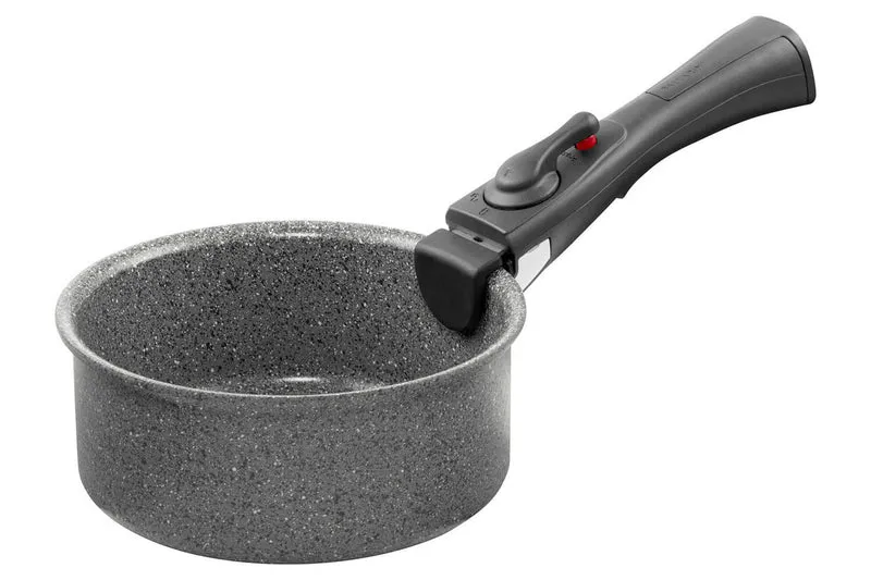 Set de cuisson 4 pièces Ballarini Torre 1 poêle 24cm + 1 poêle 28cm + 1 casserole 16cm + 1 poignée amovible