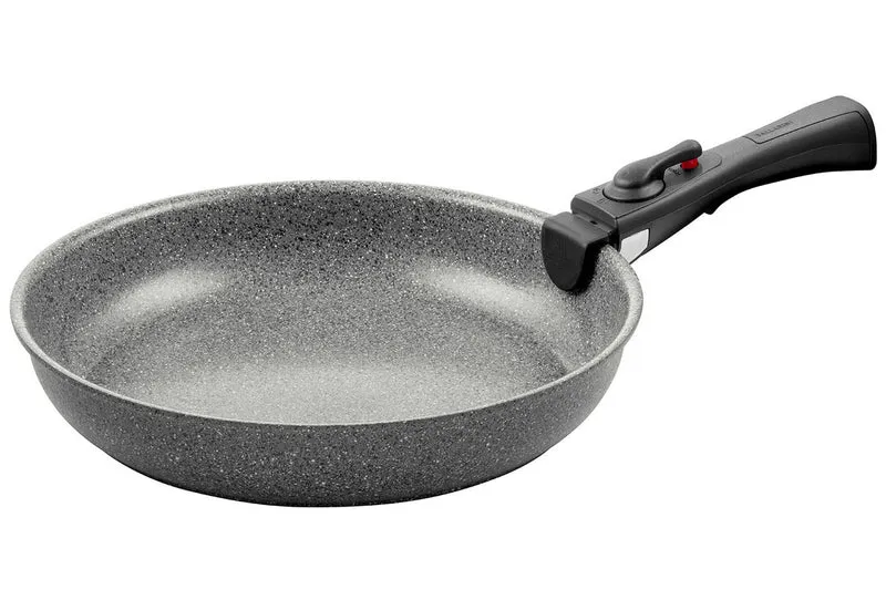 Set de cuisson 6 pièces Ballarini Torre 1 poêle 24cm + 1 poêle 28cm + 1 casserole 16cm + 3 poignées amovibles