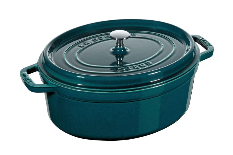 Cocotte ovale Staub en fonte émaillée La Mer