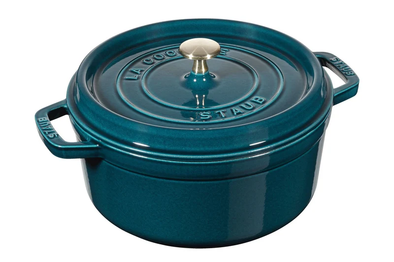 Cocotte ronde Staub en fonte émaillée La Mer