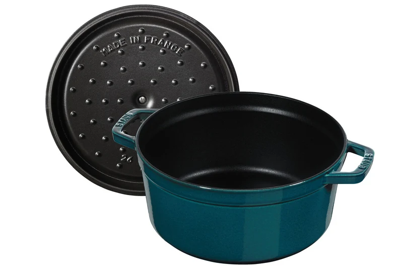 Cocotte ronde Staub en fonte émaillée La Mer