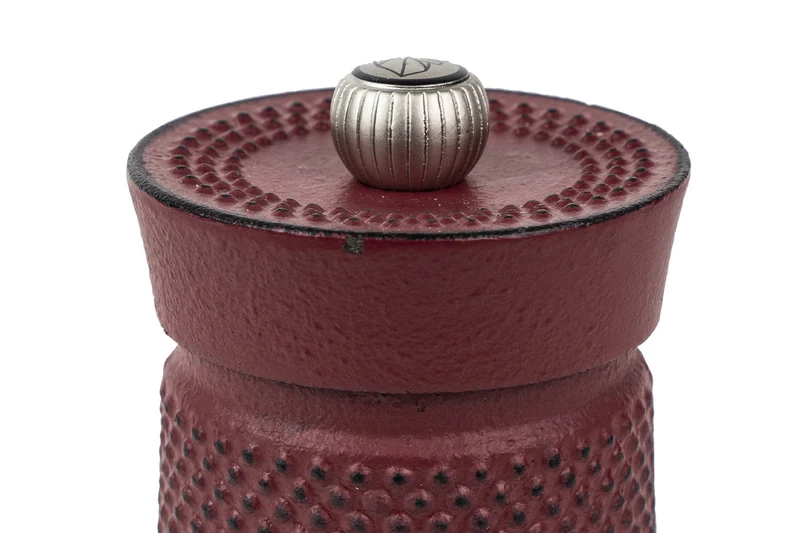 Moulin à poivre manuel Peugeot Bali Fonte en fonte rouge mat 8cm