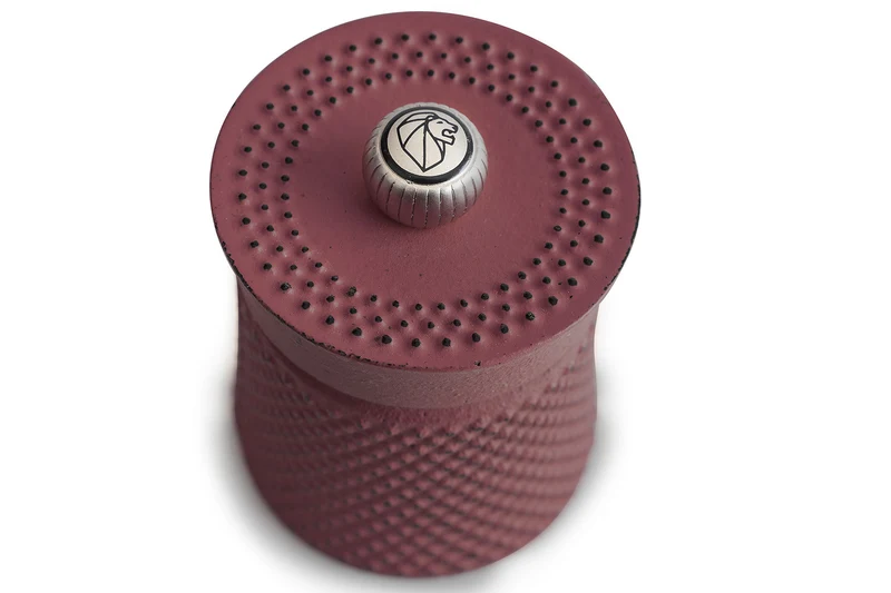 Moulin à poivre manuel Peugeot Bali Fonte en fonte rouge mat 8cm