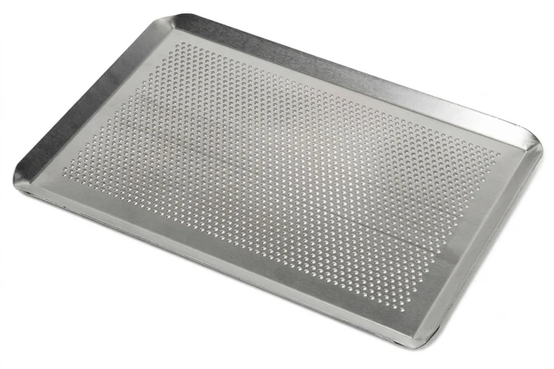 Plaque pâtissière perforée Patisdécor en aluminium 30x20cm