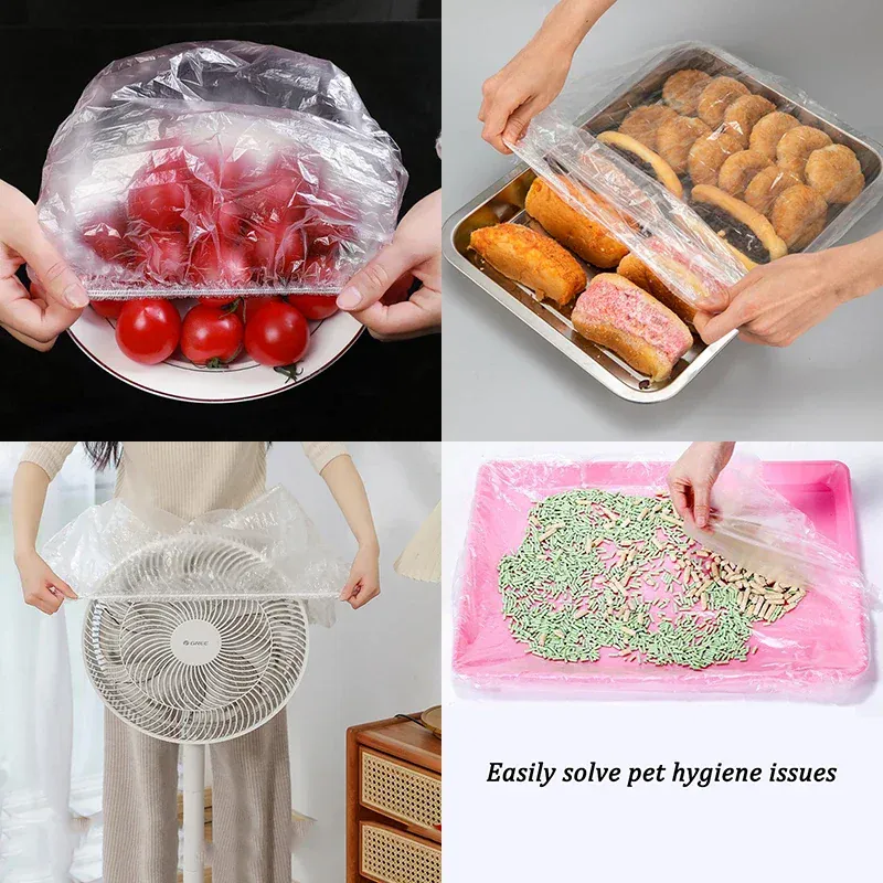 Film Alimentaire Extensible Élastique - 38 à 120 cm - 50 à 200 films