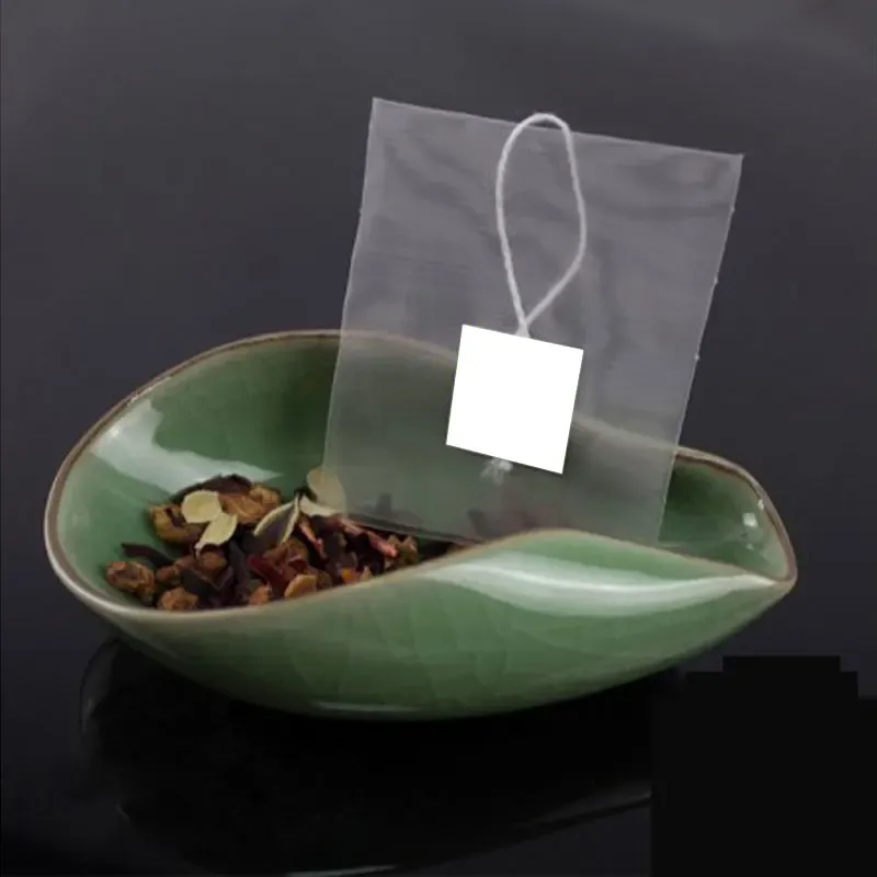 Sachets de Thé Biodegradables - Lot de 100 Pièces Pyramidaux