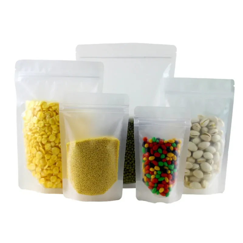 Sachets Zip Alimentaires Réutilisables - Lots de 100